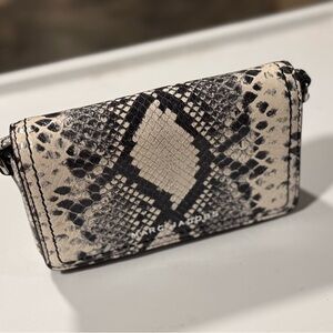 Marc Jacobs Black and Cream Crossbody Bag